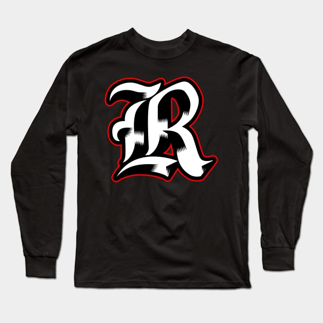 R Long Sleeve T-Shirt by weckywerks